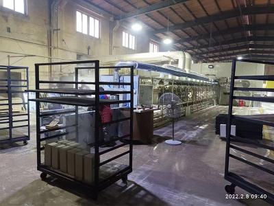 172kW蜂窝陶瓷蓄热体微波烘干定型隧道炉
